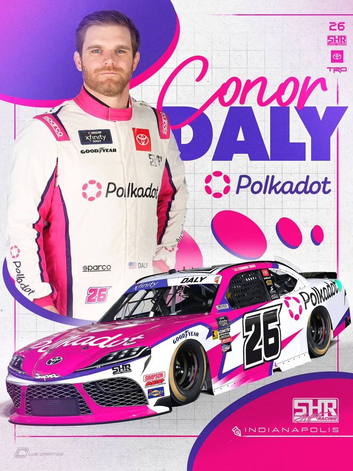 NASCAR Xfinity Series entry in Polkadot livery