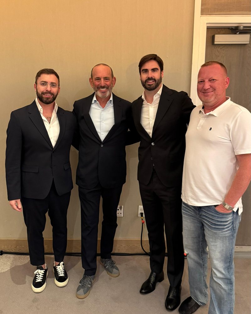 Meeting with the MLS Commissioner during the partnership