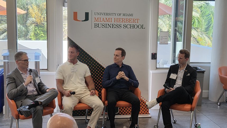 Panel session at the Business of Blockchain Technology Conference